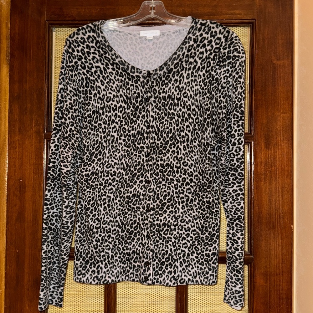EUC charter club cardigan